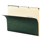 Hanging Folders, Letter Size, 1-3-cut Tab, Standard Green, 25-box