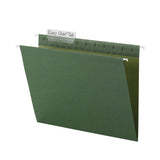 Tuff Hanging Folders With Easy Slide Tab, Letter Size, 1-3-cut Tab, Standard Green, 20-box