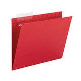 Tuff Hanging Folders With Easy Slide Tab, Letter Size, 1-3-cut Tab, Red, 18-box