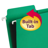 Fastab Hanging Folders, Letter Size, 1-3-cut Tab, Assorted, 18-box