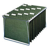 Hanging Folders, Letter Size, 1-5-cut Tab, Standard Green, 25-box