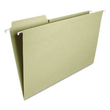 Fastab Hanging Folders, Legal Size, 1-3-cut Tab, Moss, 20-box
