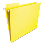 Fastab Hanging Folders, Letter Size, 1-3-cut Tab, Yellow, 20-box