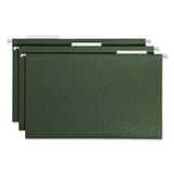 Hanging Folders, Legal Size, 1-3-cut Tab, Standard Green, 25-box