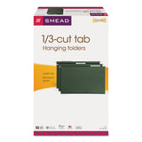 Hanging Folders, Legal Size, 1-3-cut Tab, Standard Green, 25-box