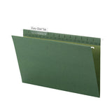 Tuff Hanging Folders With Easy Slide Tab, Legal Size, 1-3-cut Tab, Standard Green, 20-box