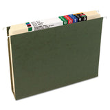 Box Bottom Hanging File Folders, Letter Size, Standard Green, 25-box