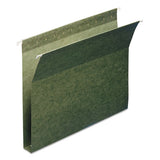 Box Bottom Hanging File Folders, Letter Size, Standard Green, 25-box