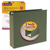 Box Bottom Hanging File Folders, Letter Size, Standard Green, 25-box