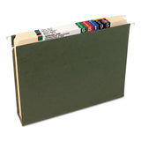 Box Bottom Hanging File Folders, Letter Size, Standard Green, 25-box