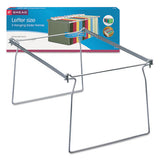 Steel Hanging Folder Drawer Frame, Letter Size, 23" To 27" Long, Gray, 2-pack