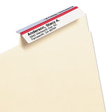 Viewables Hanging Folder Quick-fold Tabs And Labels, 1-3-cut Tabs, White, 3.5" Wide, 45-pack