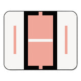 A-z Color-coded End Tab Filing Labels, I, 1 X 1.25, White, 500-roll