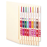 Alphaz Color-coded First Letter Combo Alpha Labels, I-v, 1.16 X 3.63, Pink-white, 5-sheet, 20 Sheets-pack