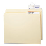 Seal And View File Folder Label Protector, Clear Laminate, 3-1-2x1-11-16, 100-pack