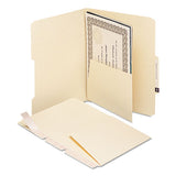 Self-adhesive Folder Dividers For Top-end Tab Folders W- 5 1-2" Pockets, Letter Size, Manila, 25-pack