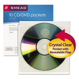 Self-adhesive Cd-diskette Pockets, 10-pack