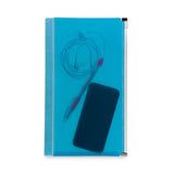 Self-adhesive Poly Zip Pouch, 11.25 X 6, Assorted Colors, 5-pack