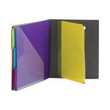 Self-adhesive Poly Zip Pouch, 11.25 X 6, Assorted Colors, 5-pack