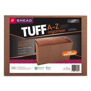 Tuff Expanding Files, 21 Sections, 1-21-cut Tab, Legal Size, Redrope