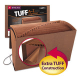 Tuff Expanding Files, 21 Sections, 1-21-cut Tab, Legal Size, Redrope