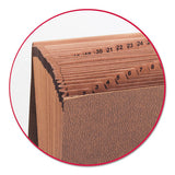 Tuff Expanding Files, 31 Sections, 1-31-cut Tab, Legal Size, Redrope