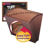 Tuff Expanding Files, 21 Sections, 1-21-cut Tab, Letter Size, Redrope