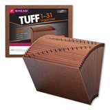 Tuff Expanding Files, 31 Sections, 1-31-cut Tab, Letter Size, Redrope