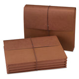 Redrope Expanding Wallet W- Elastic Cord, 5.25" Expansion, 1 Section, Legal Size, Redrope, 10-box