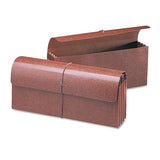 Classic Expanding Wallets With Tear-resistant Gussets, 3.5" Expansion, 1 Section, Legal Size, Redrope