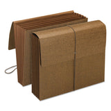 Classic Expanding Partition Wallets, 5.25" Expansion, 6 Sections, Letter Size, Redrope, 10-box