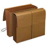 Classic Expanding Partition Wallets, 5.25" Expansion, 6 Sections, Legal Size, Redrope, 10-box