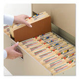 Redrope Drop Front File Pockets, 1.75" Expansion, Letter Size, Redrope, 25-box