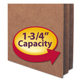 Redrope Drop Front File Pockets, 1.75" Expansion, Letter Size, Redrope, 25-box