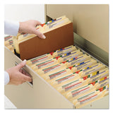 Redrope Drop Front File Pockets, 1.75" Expansion, Letter Size, Redrope, 50-box