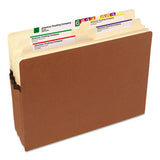 Redrope Drop Front File Pockets, 3.5" Expansion, Letter Size, Redrope, 50-box