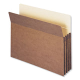 Redrope Drop Front File Pockets, 3.5" Expansion, Letter Size, Redrope, 50-box