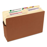 Redrope Drop Front File Pockets, 3.5" Expansion, Legal Size, Redrope, 25-box