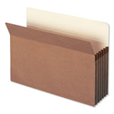 Redrope Drop Front File Pockets, 5.25" Expansion, Legal Size, Redrope, 10-box