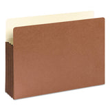 Redrope Drop-front File Pockets W- Fully Lined Gussets, 3.5" Expansion, Legal Size, Redrope, 10-box