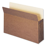 Redrope Drop Front File Pockets, 3.5" Expansion, Legal Size, Redrope, 50-box