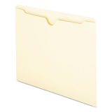 Manila File Jackets, 1-ply Straight Tab, Letter Size, Manila, 100-box