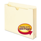 Manila File Jackets, 1-ply Straight Tab, Letter Size, Manila, 50-box
