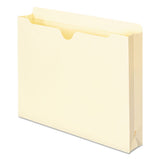 Manila File Jackets, 2-ply Straight Tab, Letter Size, Manila, 50-box