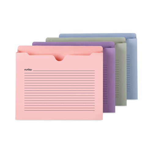 Notes File Jackets, Straight Tab, 2