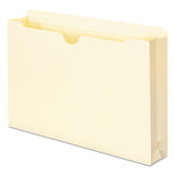 Manila File Jackets, 2-ply Straight Tab, Legal Size, Manila, 50-box