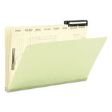 Pressboard Mortgage Folder Dividers, Pre-printed, Legal Size, Manila, 8-set, 12 Sets-box