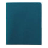 Two-pocket Folder, Textured Paper, Teal, 25-box