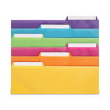 Three-ring Binder Poly Index Dividers With Pocket, 11.25 X 9.75, Assorted Colors, 30-box