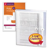 Poly String And Button Interoffice Envelopes, String And Button Closure, 9.75 X 11.63, Clear, 5-pack